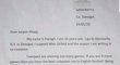 Dopis desetiletého fanouška Manchesteru United Daragha Curleyho adresovaný trenérovi Liverpoolu Jürgenu Kloppovi