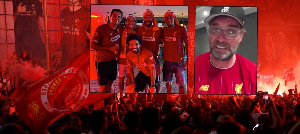 Liverpool ve velkém rozjel mistrovské oslavy, kouč Klopp se dojal v televizním rozhovoru