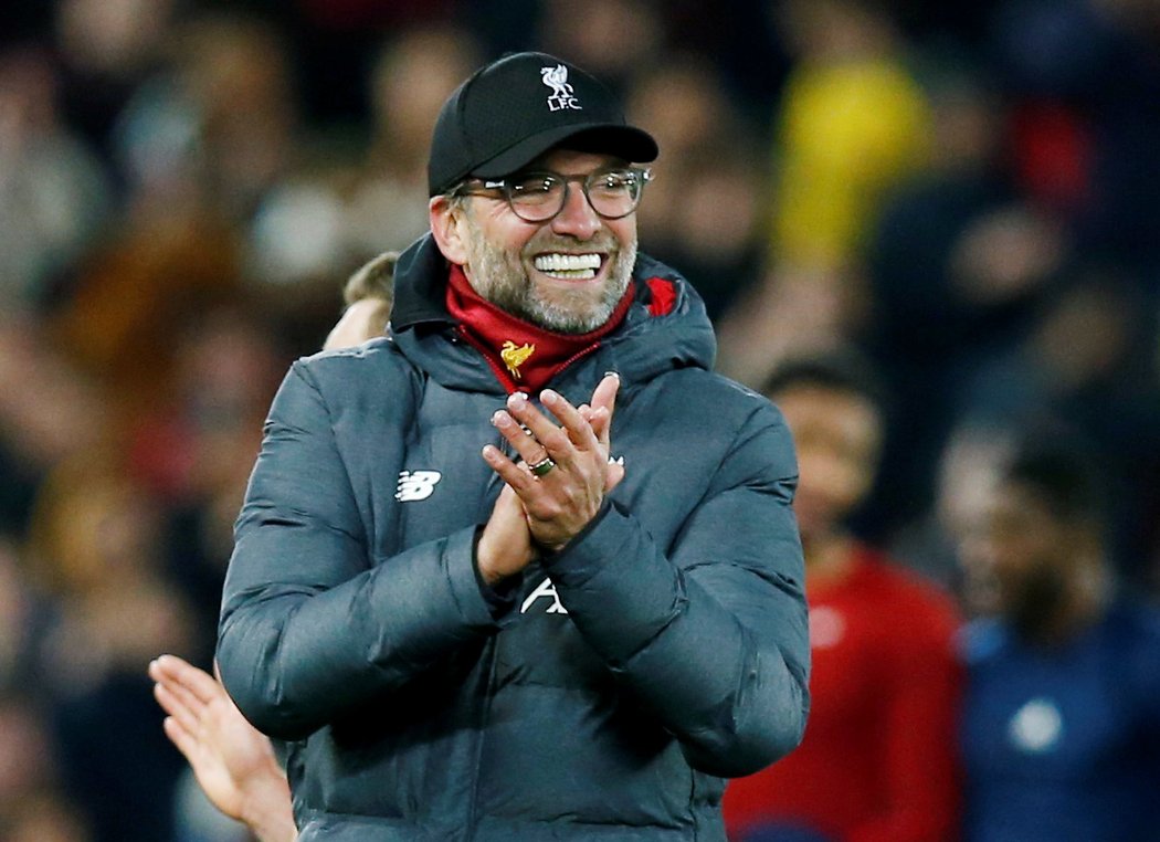 Jürgen Klopp se raduje, Liverpool zvládl dramatický zápas s Arsenalem