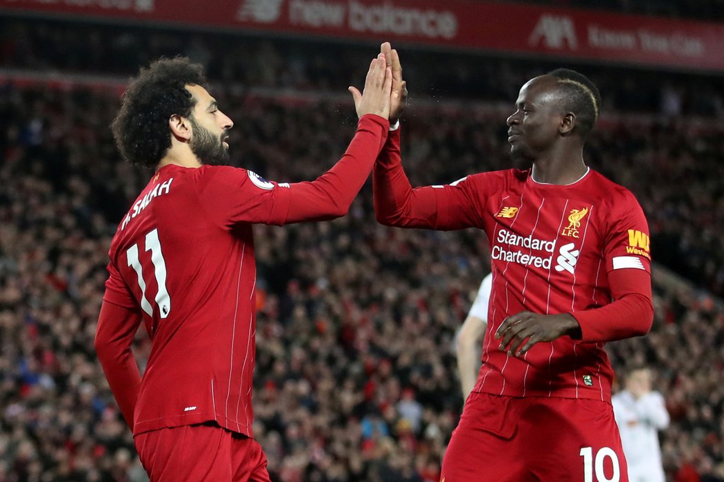 Sadio Mané a Mohamed Salah, dva klíčoví útočníci Liverpoolu