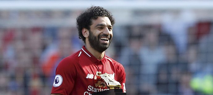 Mohamed Salah měl důvody k úsměvům