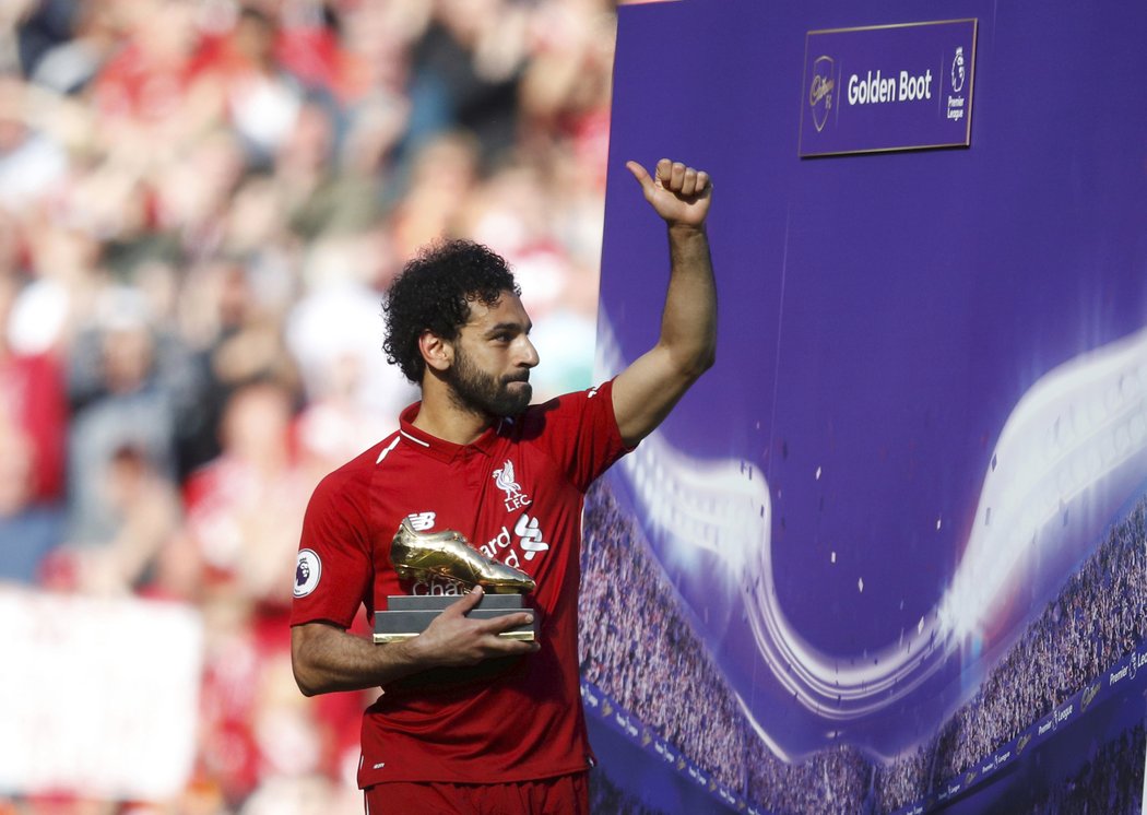 Mohamed Salah s cennou trofejí