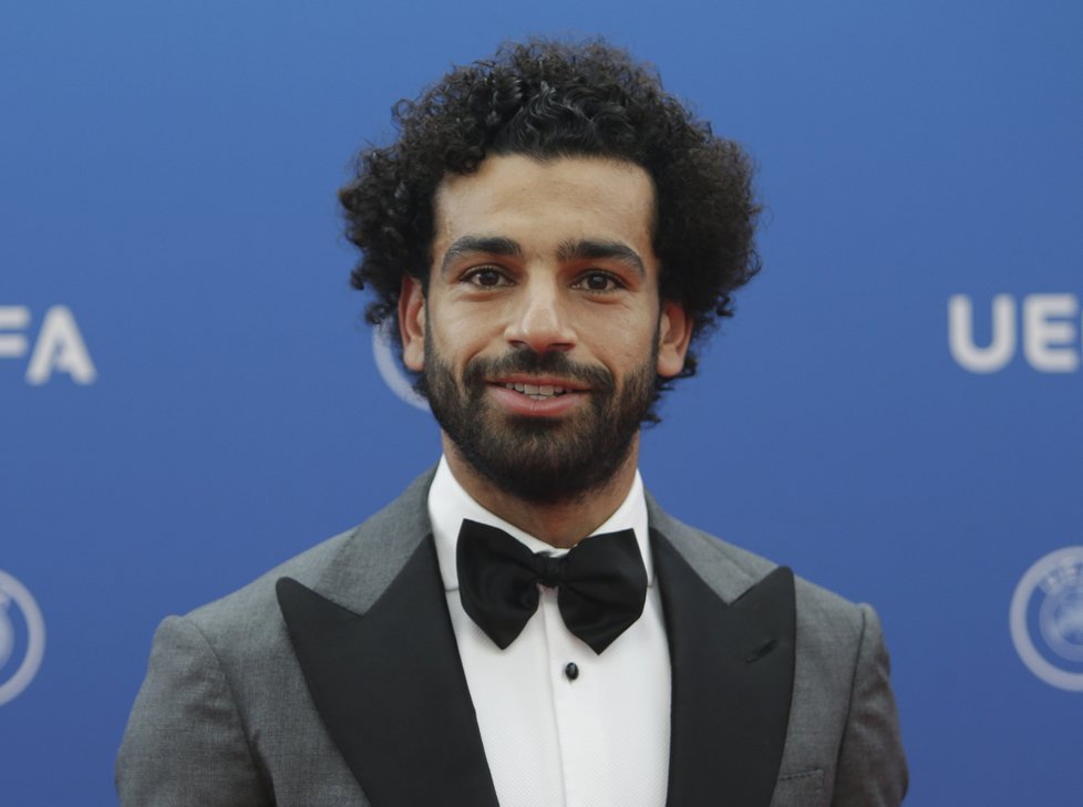 Útočník Liverpoolu Mo Salah na losu Ligy mistrů v Monaku