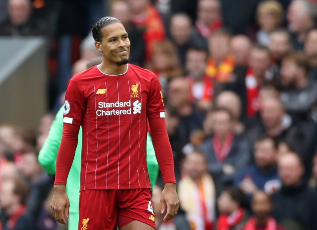 Obránce Liverpoolu Virgil van Dijk