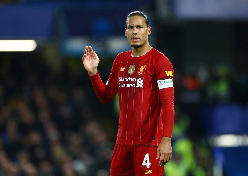 Obránce Liverpoolu Virgil van Dijk