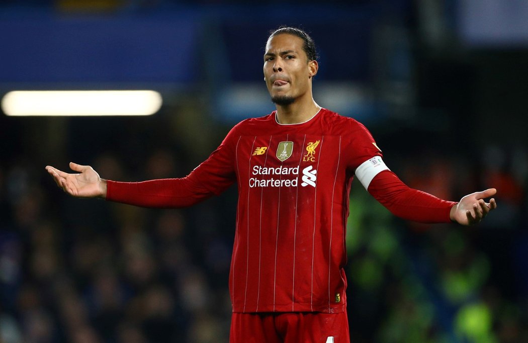 Obránce Liverpoolu Virgil van Dijk