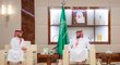 Saúdský korunní princ Mohamed bin Salman a ministr sportu Abdulaziz bin Turki Al Faisal