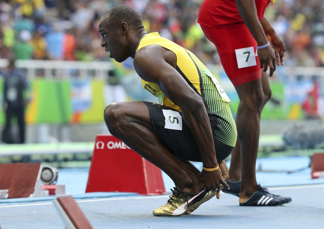 Usain Bolt se na olympiádě v Riu chystá na start rozběhu na dvoustovce