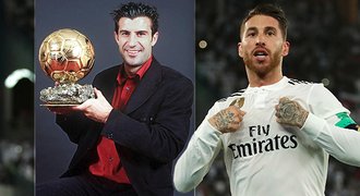 Ani Modrič, ani Ronaldo. Zlatý míč by si zasloužil Ramos, překvapil Figo