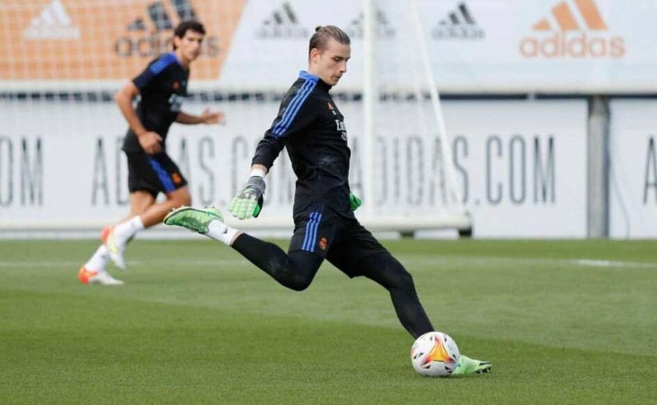 Ukrajinský brankář Realu Madrid Andrij Lunin