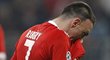 Ribéry brutálním faulem ohrozil vítězství Bayernu