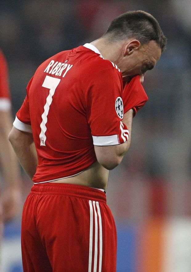 Frank Ribéry nebude na utkání s Lyonem vzpomínat v dobrém Frank Ribéry nebude na utkání s Lyonem vzpomínat v dobrém