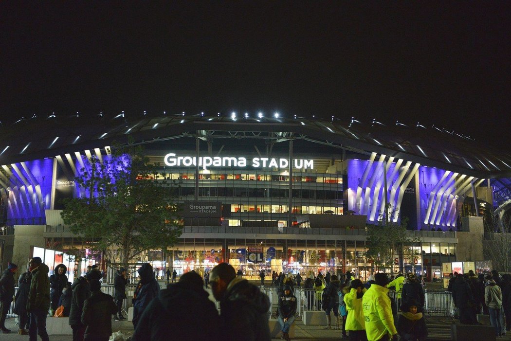 Groupama Stadium, kde hraje své zápasy Olympique Lyon