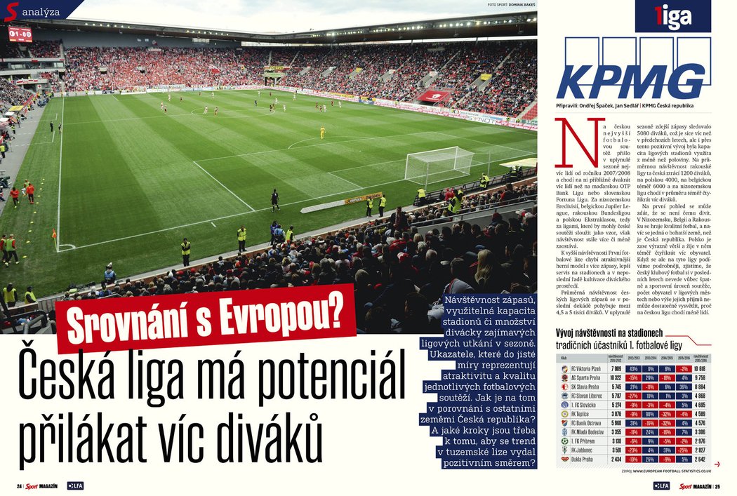 Podívejte se, co najdete v pátečním Sport Magazínu - speciálu k 1. Fotbalové lize