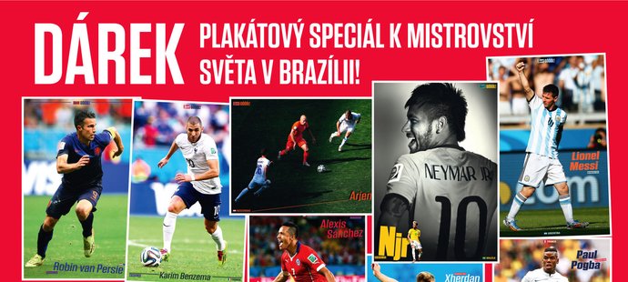 Sport Góóól vám nabízí skvělé plakáty z mistrovství světa v Brazílii