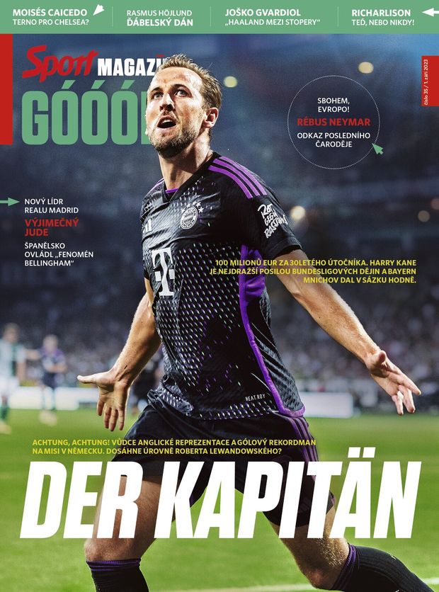 Titulní strana magazínu Góóól - září 2023 Titulní strana magazínu Góóól - září 2023