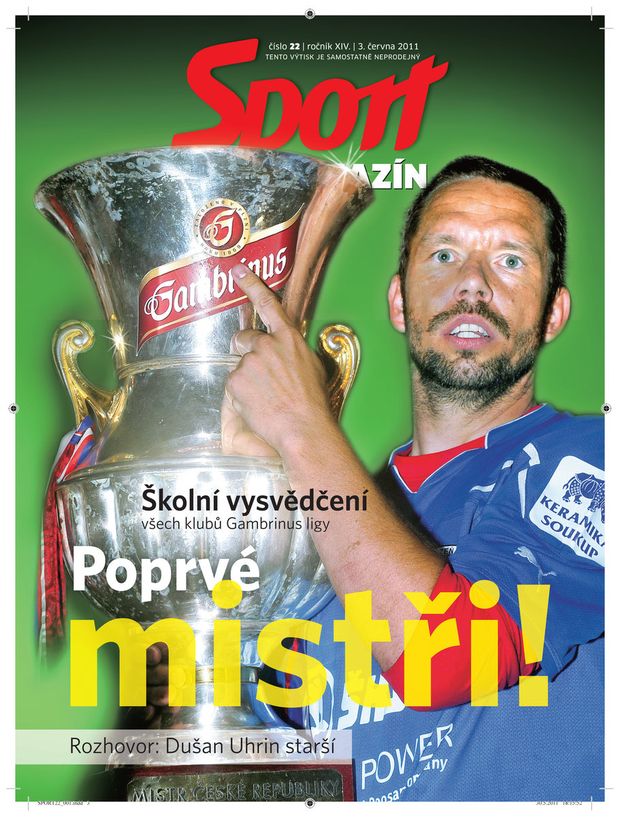 Titulní strana Sport Magazínu Titulní strana Sport Magazínu