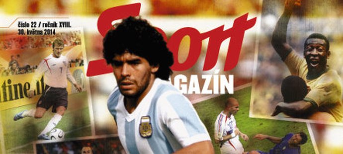 Titulní strana Magazínu deníku Sport