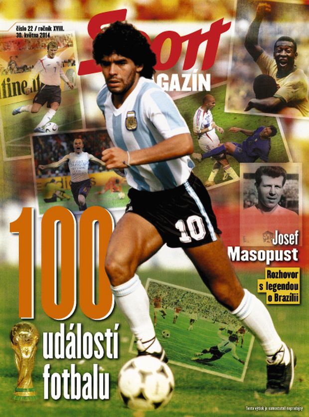 Titulní strana Magazínu deníku Sport Titulní strana Magazínu deníku Sport