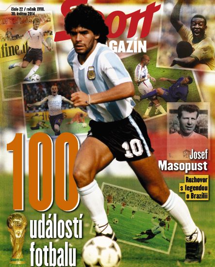 Titulní strana Magazínu deníku Sport