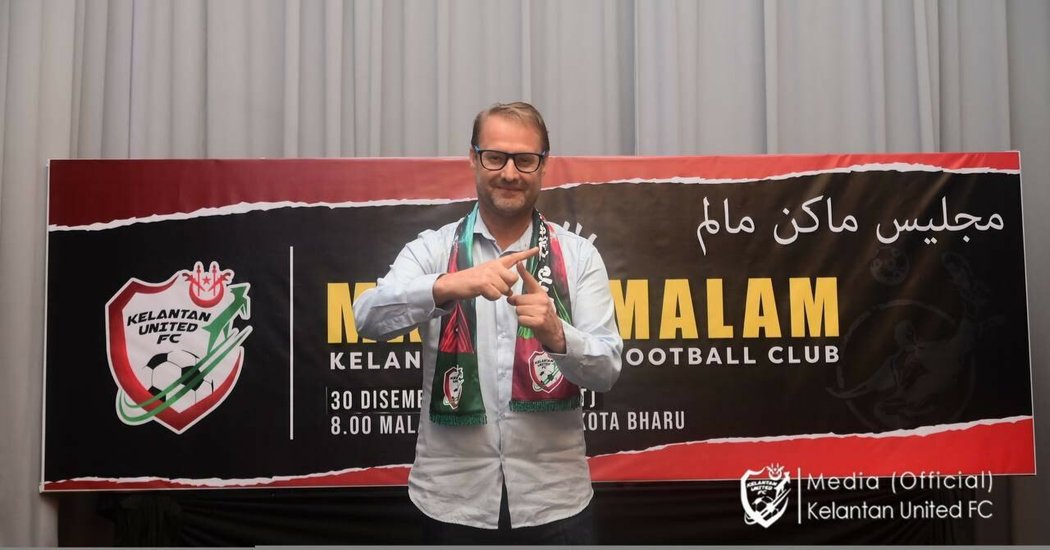 Tomáš Trucha převzal ligového nováčka FC Kelantan United