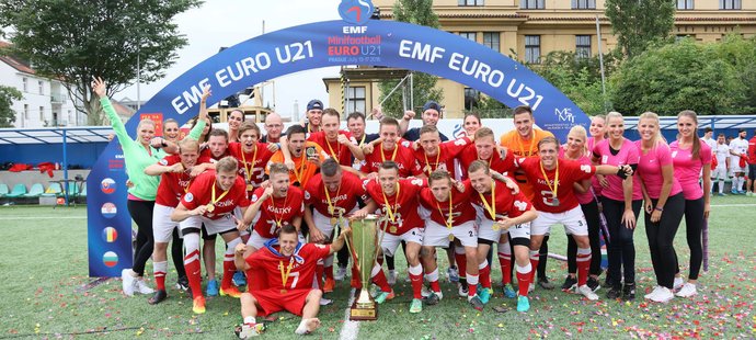 Česká reprezentace do 21 let vyhrála mistrovství Evropy v malém fotbale
