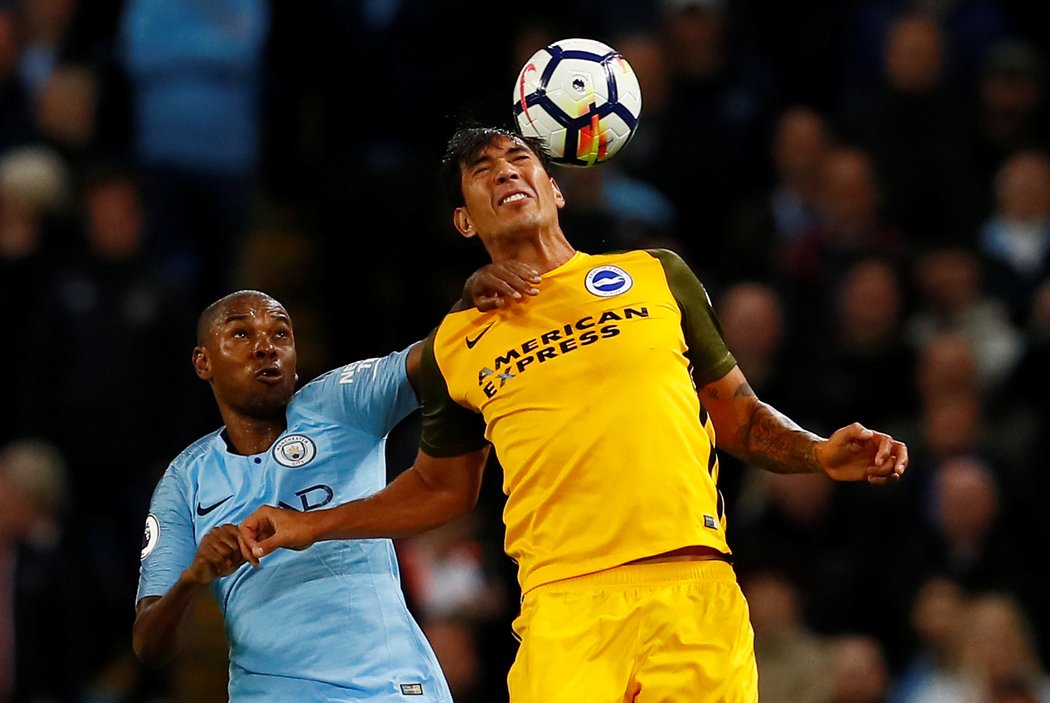 Manchester City v souboji s Brightonem