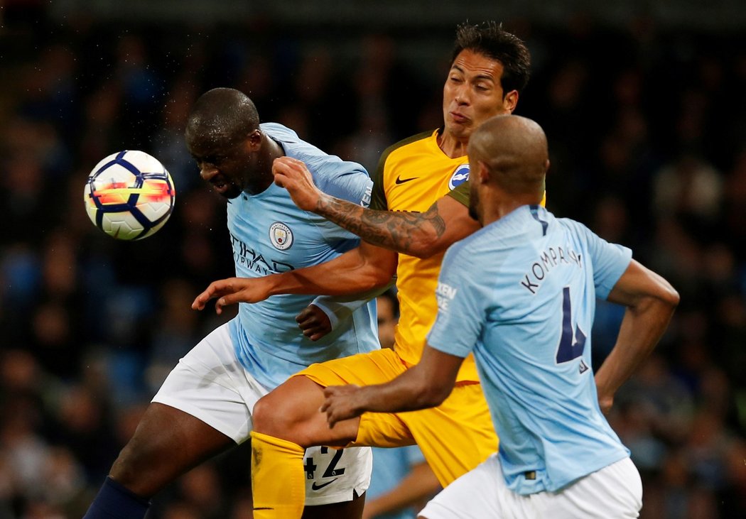 Manchester City v souboji s Brightonem