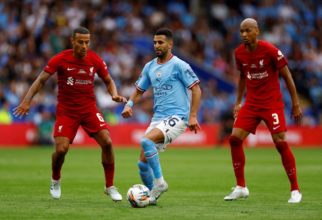 Riyad Mahrez v dresu Manchesteru City