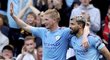 Sergio Aguero a Kevin de Bruyne, členové nejdražšího kádru světa