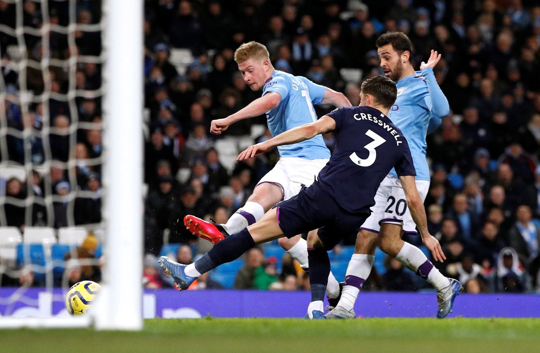 Druhý gól vstřelil Kevin de Bruyne