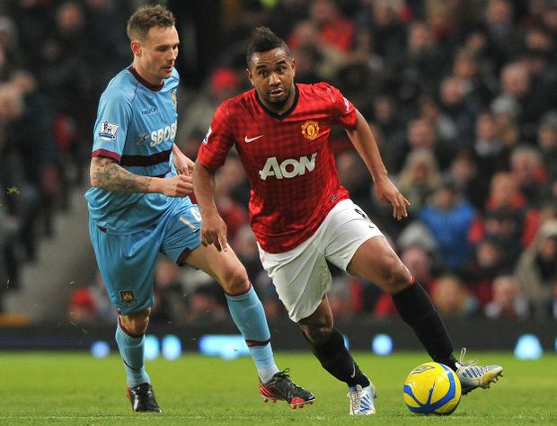 Anderson v dresu Manchesteru United Anderson v dresu Manchesteru United