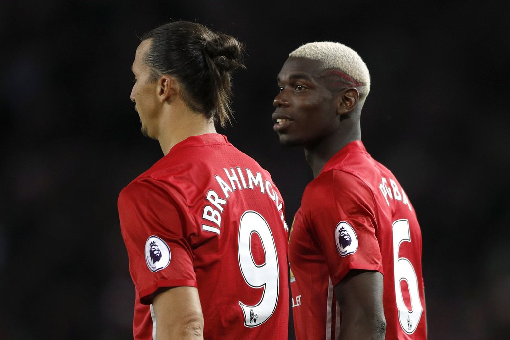 Dvě letní posily Manchesteru United, Paul Pogba a Zlatan Ibrahimovic