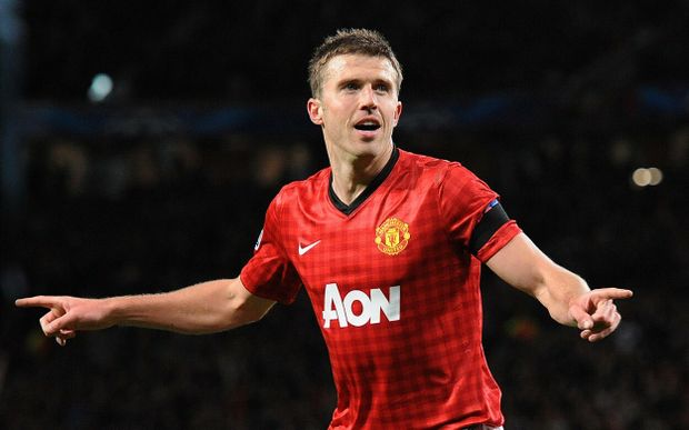 Michael Carrick v dresu Manchesteru United Michael Carrick v dresu Manchesteru United