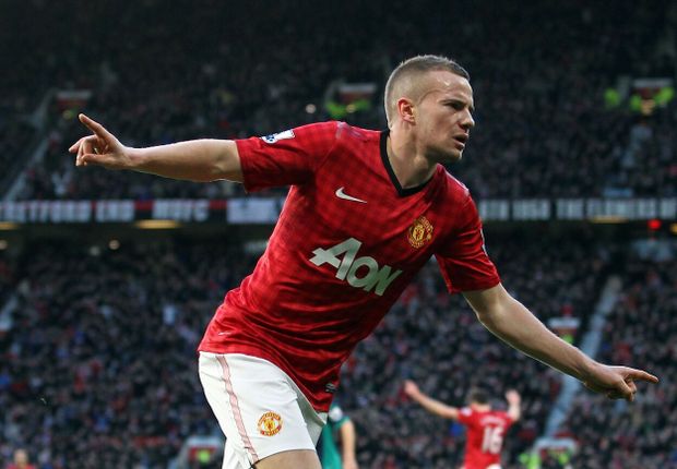 Tom Cleverley v dresu Manchesteru United Tom Cleverley v dresu Manchesteru United