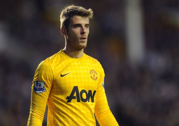 David De Gea v dresu Manchesteru United David De Gea v dresu Manchesteru United