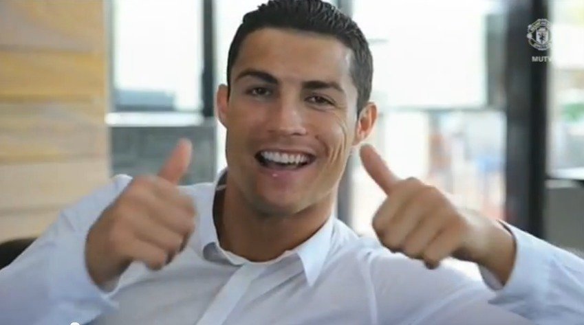 Portugalec Cristiano Ronaldo gratuloval &#34;svému&#34; oblíbenému kouči Siru Alexovi do Manchesteru