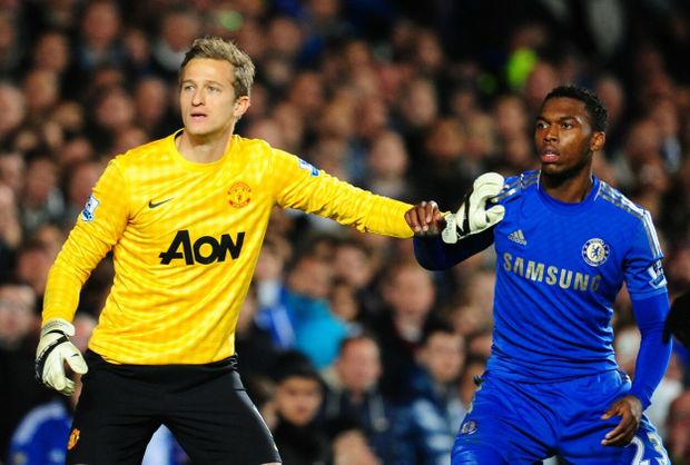 Anders Lindegaard v dresu Manchesteru United Anders Lindegaard v dresu Manchesteru United