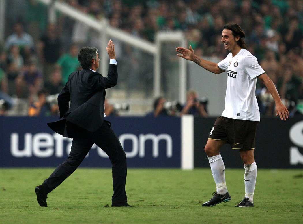 Manažer Manchesteru United José Mourinho přivedl do klubu z Old Trafford Zlatana Ibrahimovice (ilustrační foto).