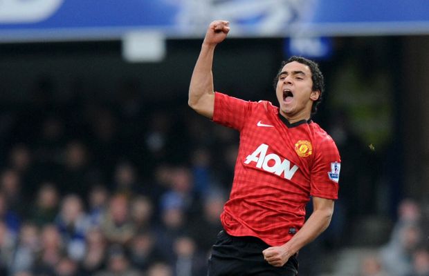 Rafael v dresu Manchesteru United Rafael v dresu Manchesteru United