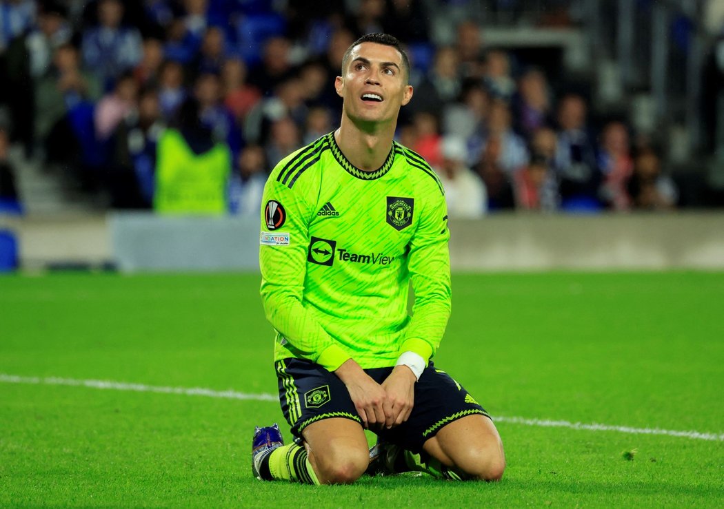 Cristiano Ronaldo se proti Realu Sociedad střelecky neprosadil