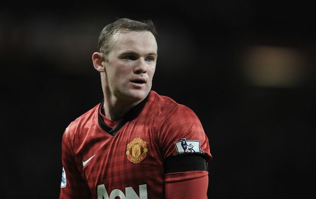 Wayne Rooney v dresu Manchesteru United Wayne Rooney v dresu Manchesteru United