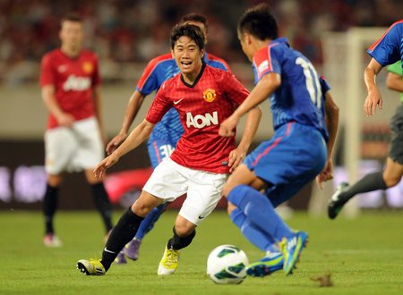 Shinji Kagawa vstřelil první gól v dresu Manchesteru United