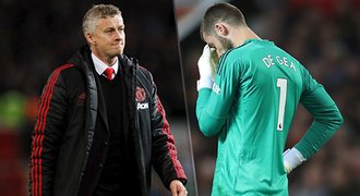 Solskjaer řeší první krizi. Legendy se přely, De Gea terčem kritiky