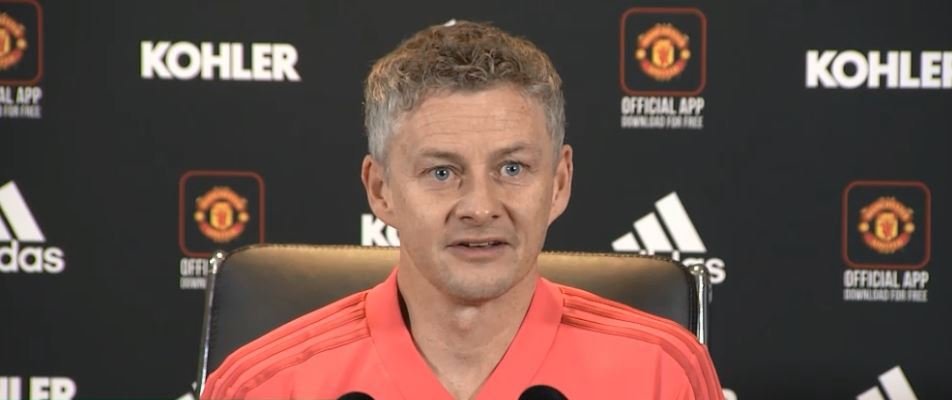 Ole Gunnar Solskjaer na první tiskové konferenci v roli kouče Manchesteru United