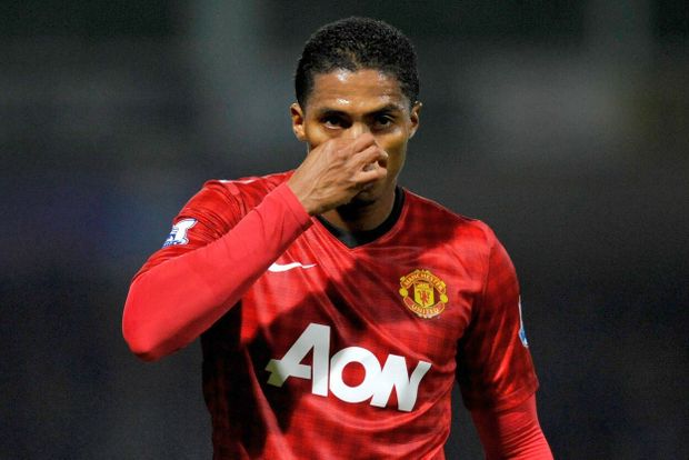 Antonio Valencia v dresu Manchesteru United Antonio Valencia v dresu Manchesteru United