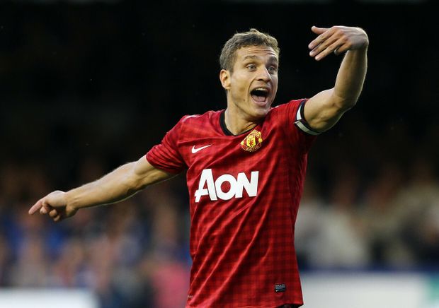 Nemanja Vidič v dresu Manchesteru United Nemanja Vidič v dresu Manchesteru United