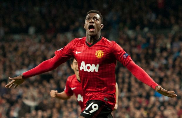 Danny Welbeck v dresu Manchesteru United Danny Welbeck v dresu Manchesteru United