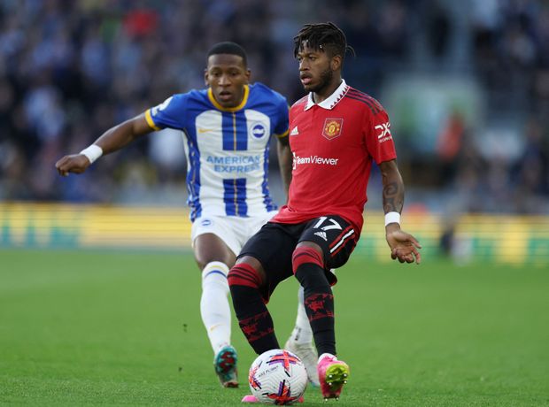 Fred v zápase proti Brightonu Fred v zápase proti Brightonu