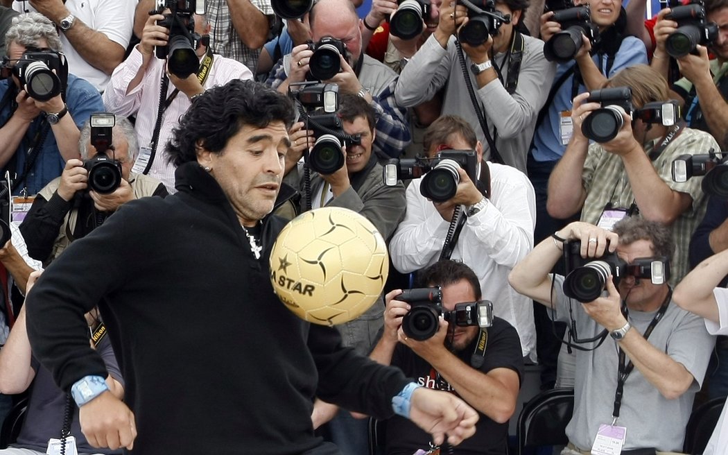 Legendární Diego Maradona.